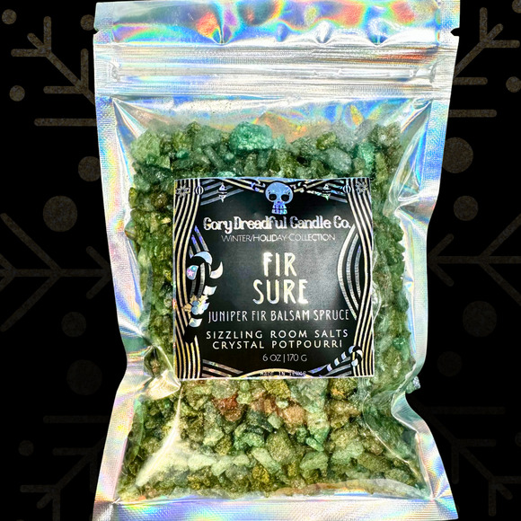 Fir Sure Sizzling Room Salt Crystal Potpourri: Juniper Fir Balsam Spruce Scent - Picture 6 of 9